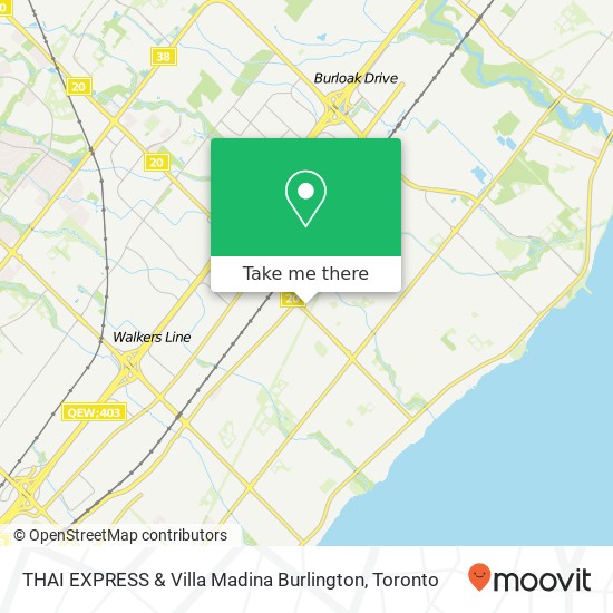 THAI EXPRESS & Villa Madina Burlington, 671 Appleby Line Burlington, ON L7L 2Y5 map