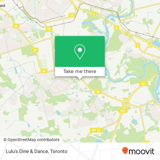 Lulu's Dine & Dance, 123 Pioneer Dr Kitchener, ON N2P 2A3 map
