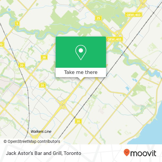 Jack Astor's Bar and Grill, N Service Rd Burlington, ON L7L map