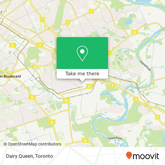 Dairy Queen, 2960 Kingsway Dr Kitchener, ON N2C 1X1 map