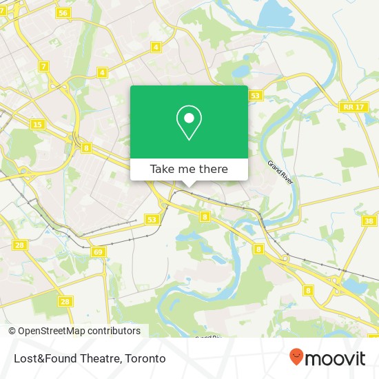 Lost&Found Theatre map