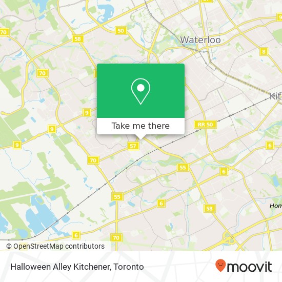 Halloween Alley Kitchener, 851 Fischer-Hallman Rd Kitchener, ON N2M 5N8 map