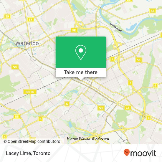 Lacey Lime, King St W Kitchener, ON N2G 1B1 map