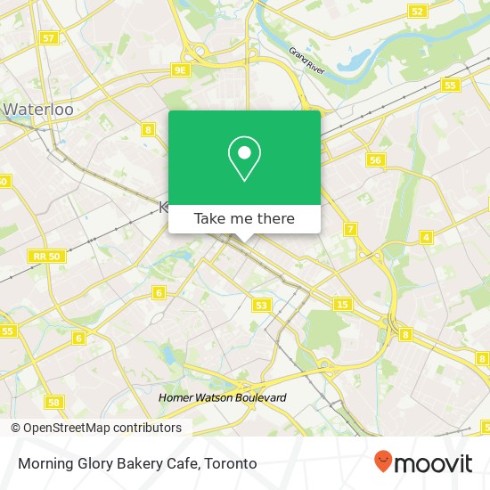 Morning Glory Bakery Cafe, 256 King St E Kitchener, ON N2G 2L1 map