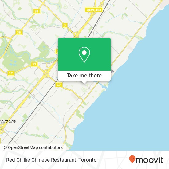 Red Chillie Chinese Restaurant, 234 Kerr St Oakville, ON L6K 3A8 map