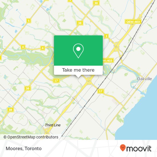 Moores, 270 N Service Rd W Oakville, ON L6M 2R8 map