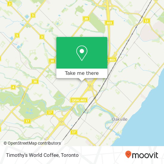 Timothy's World Coffee, 240 Leighland Ave Oakville, ON L6H 3H6 map