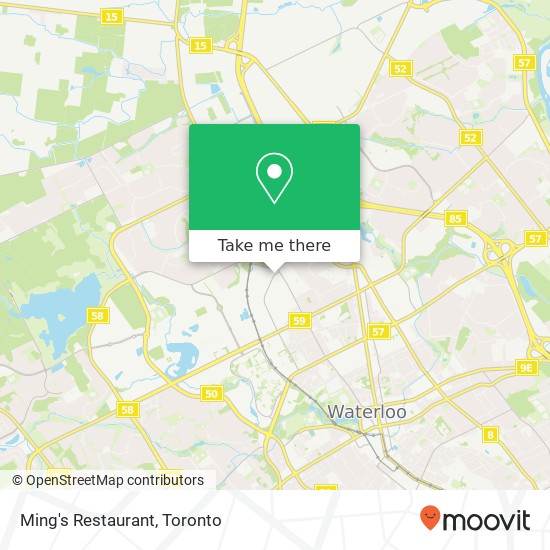 Ming's Restaurant, 465 Phillip St Waterloo, ON N2L map