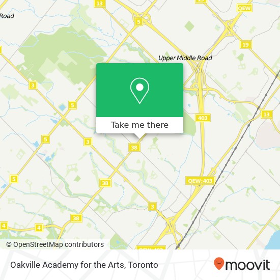 Oakville Academy for the Arts, 1011 Upper Middle Rd E Oakville, ON L6H 4L1 map