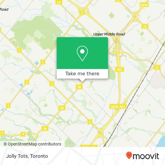 Jolly Tots, 1011 Upper Middle Rd E Oakville, ON L6H 4L1 map