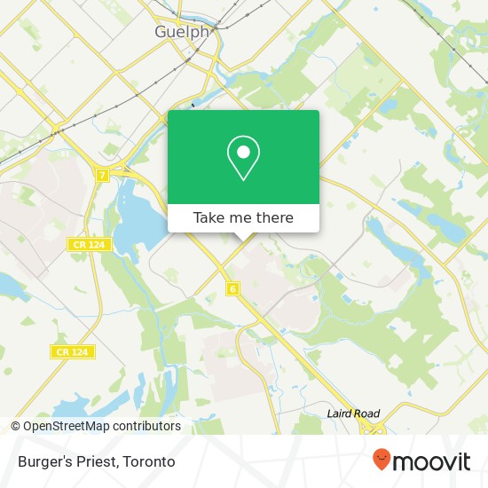 Burger's Priest, 435 Stone Rd W Guelph, ON N1G 2X6 map