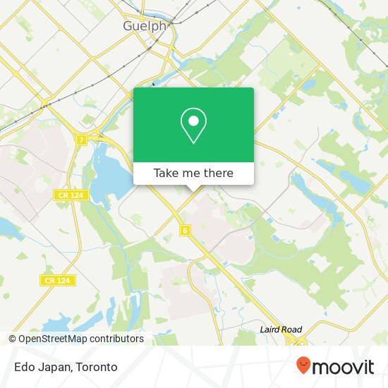 Edo Japan, 435 Stone Rd W Guelph, ON N1G 3E5 plan