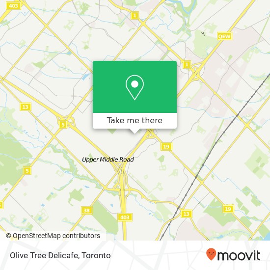 Olive Tree Delicafe, 2055 Winston Park Dr Oakville, ON L6H 6P5 map