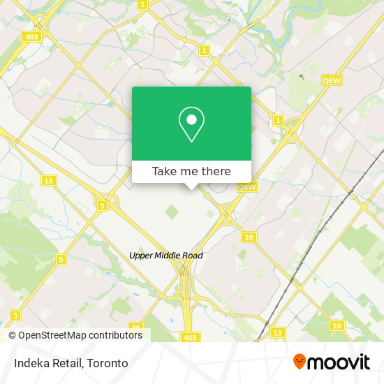 Indeka Retail map