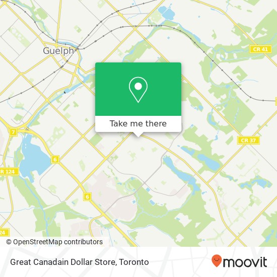 Great Canadain Dollar Store, 35 Harvard Rd Guelph, ON N1G 3A2 map