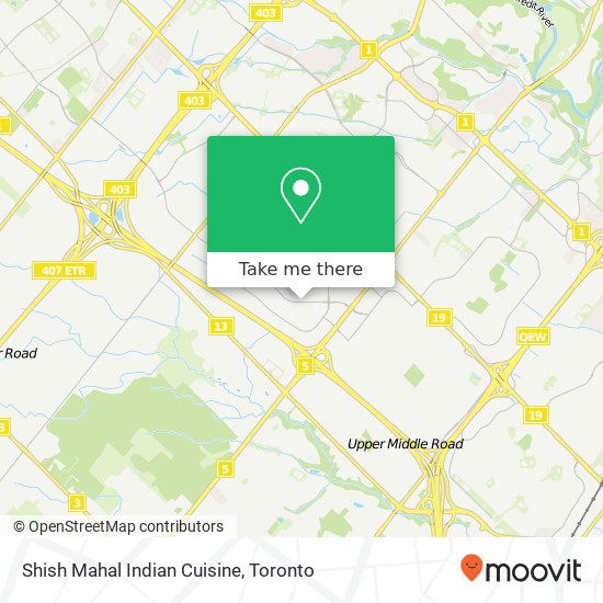 Shish Mahal Indian Cuisine, 3176 Ridgeway Dr Mississauga, ON L5L map