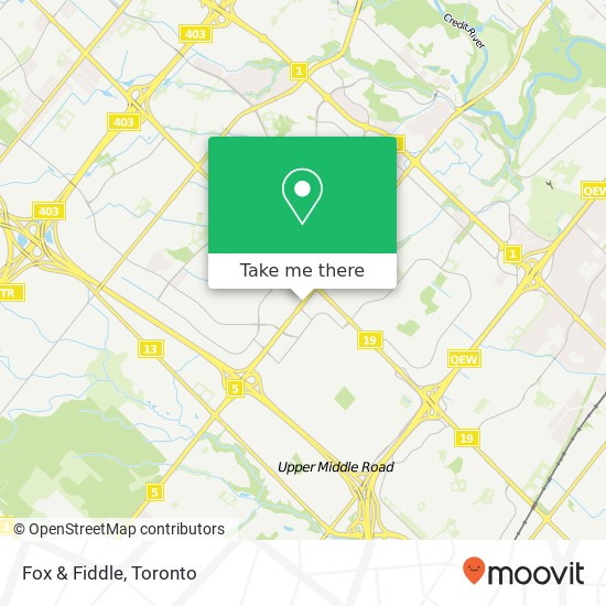 Fox & Fiddle, 3055 Dundas St W Mississauga, ON L5L map