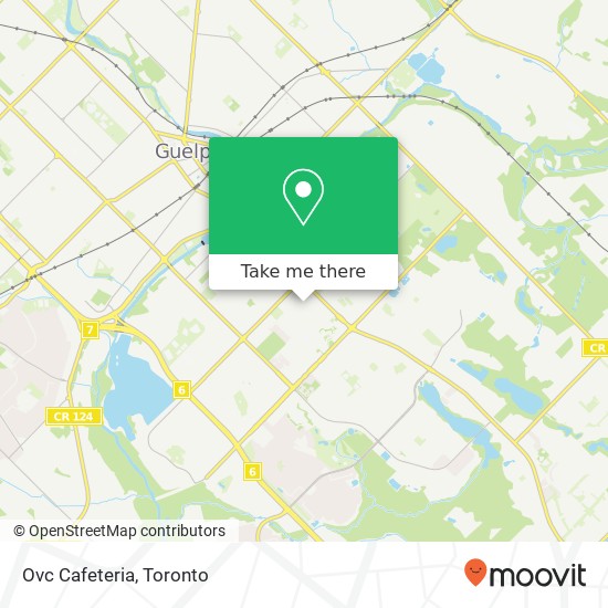 Ovc Cafeteria, 25 McGilvray St Guelph, ON N1G map