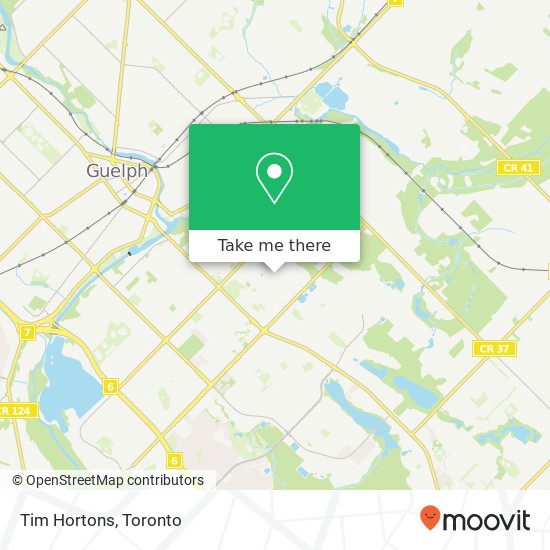 Tim Hortons, Guelph, ON N1G plan