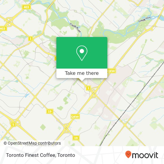 Toronto Finest Coffee, 2225 Erin Mills Pkwy Mississauga, ON L5K map