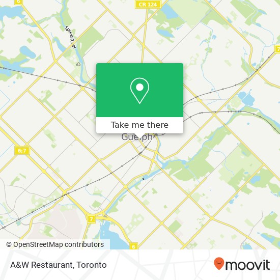 A&W Restaurant, 55 Wyndham St N Guelph, ON N1H 7T8 map