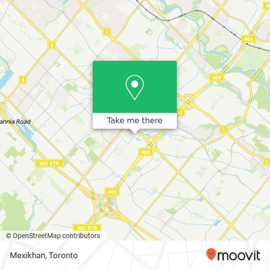 Mexikhan, 3050 Artesian Dr Mississauga, ON L5M 7P5 map