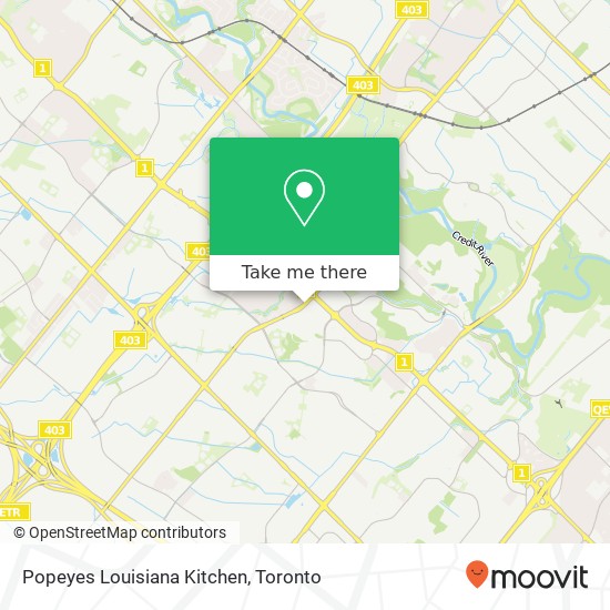 Popeyes Louisiana Kitchen, 2150 Burnhamthorpe Rd W Mississauga, ON L5L 5Z5 plan