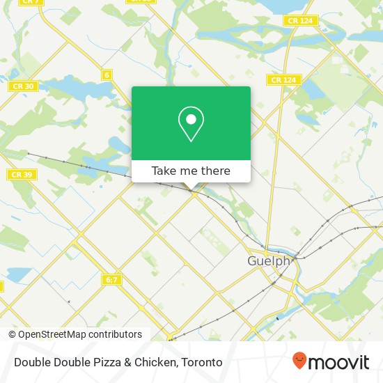 Double Double Pizza & Chicken, 666 Woolwich St Guelph, ON N1H 7G5 map