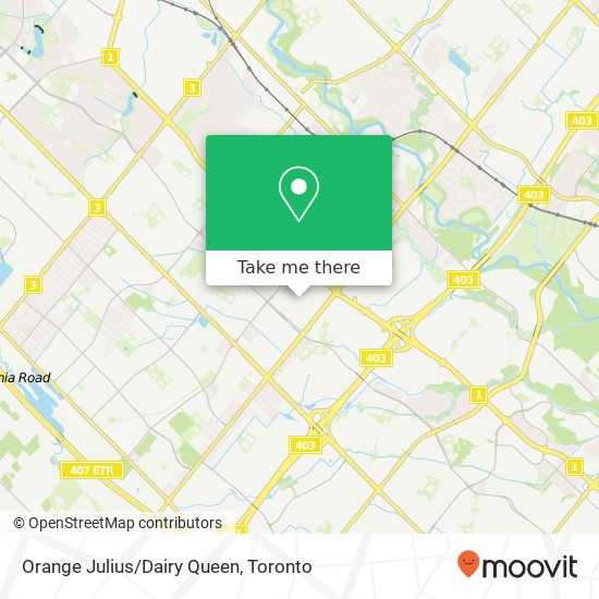 Orange Julius / Dairy Queen, Mississauga, ON L5M plan