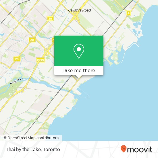Thai by the Lake, 152 Lakeshore Rd E Mississauga, ON L5G plan