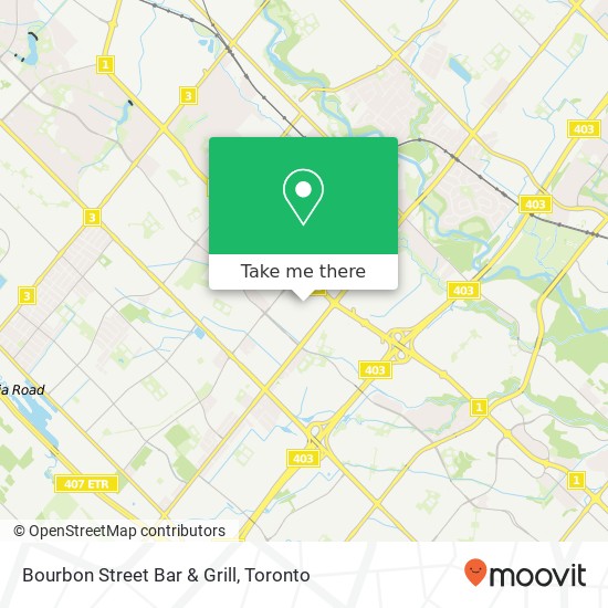 Bourbon Street Bar & Grill, Mississauga, ON L5M map