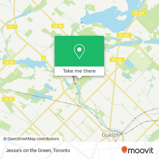 Jesse's on the Green, Guelph, ON N1E map