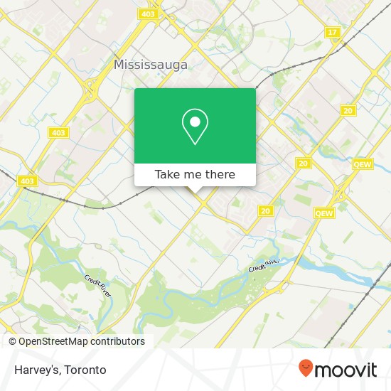 Harvey's, 3065 Mavis Rd Mississauga, ON L5C map