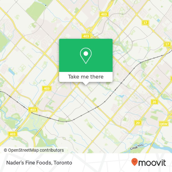 Nader's Fine Foods, Grand Park Dr Mississauga, ON L5B plan