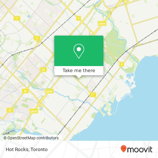 Hot Rocks, 1399 Cawthra Rd Mississauga, ON L5G 4L1 map