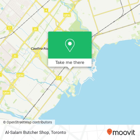 Al-Salam Butcher Shop, 941 Lakeshore Rd E Mississauga, ON L5E 1E3 map