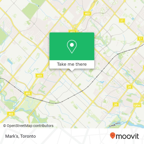 Mark's, 3900 Grand Park Dr Mississauga, ON L5B map