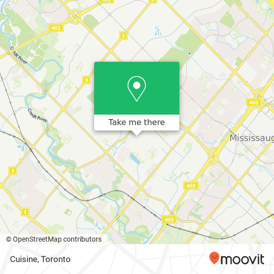 Cuisine, Flatford Rd Mississauga, ON L5V 1P3 map