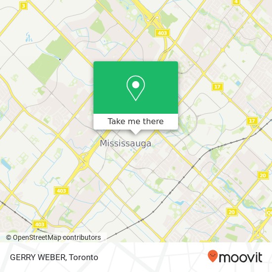 GERRY WEBER, Mississauga, ON L5B map