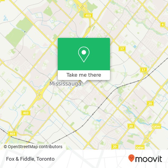 Fox & Fiddle, 285 Enfield Pl Mississauga, ON L5B map