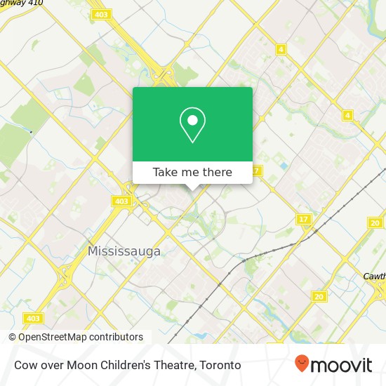 Cow over Moon Children's Theatre map