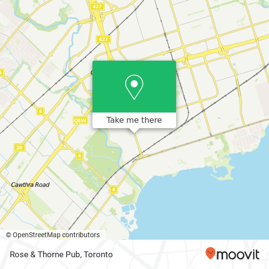 Rose & Thorne Pub, 264 Browns Line Toronto, ON M8W map