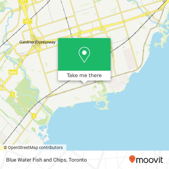 Blue Water Fish and Chips, 3260 Lake Shore Blvd W Toronto, ON M8V 1M4 map