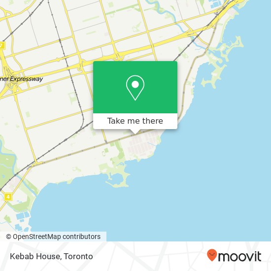 Kebab House, 2977 Lake Shore Blvd W Toronto, ON M8V 1J8 plan