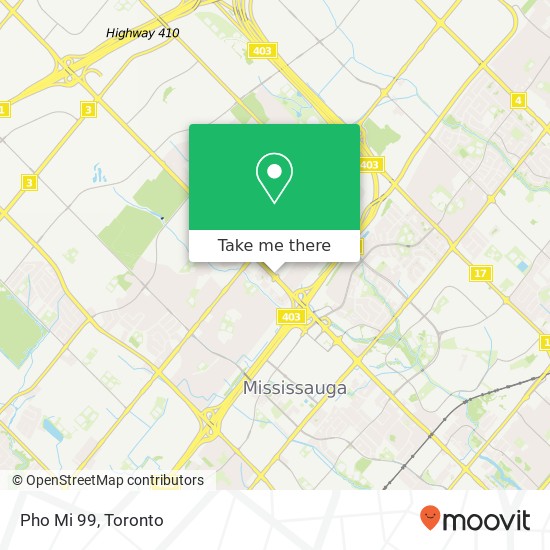 Pho Mi 99, 4557 Hurontario St Mississauga, ON L4Z map