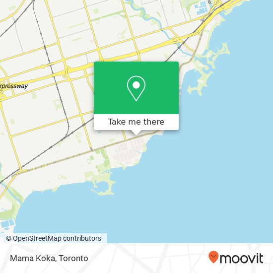 Mama Koka, 2836 Lake Shore Blvd W Toronto, ON M8V 1H7 map