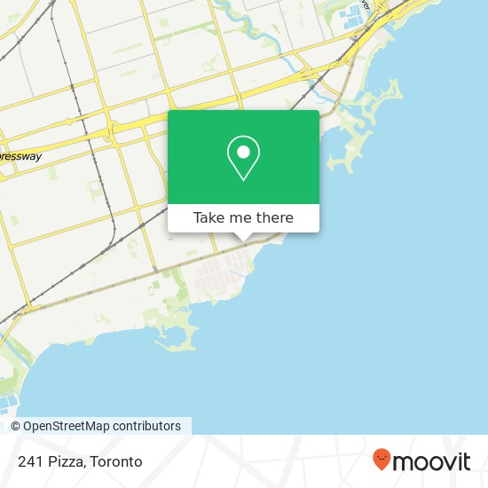 241 Pizza, 2788 Lake Shore Blvd W Toronto, ON M8V 1H5 plan