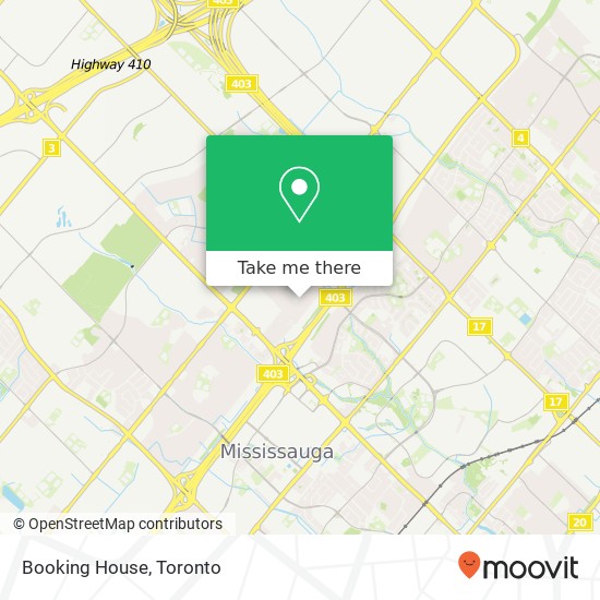 Booking House map