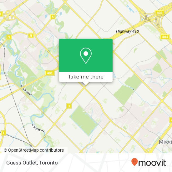 Guess Outlet, 770 Britannia Rd W Mississauga, ON L5V map