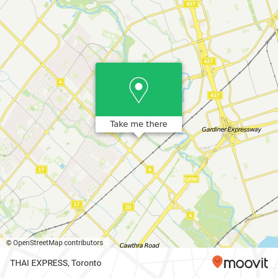 THAI EXPRESS, 1510 Dundas St E Mississauga, ON L4X map